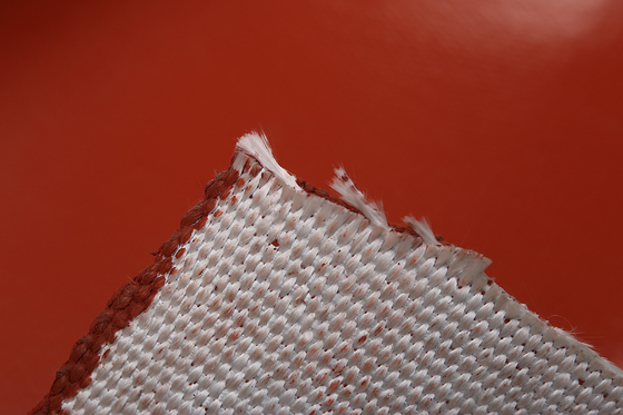 Widerstand industrieller glatter der Silikon-Fiberglas-Stoff-weicher hohen Temperatur