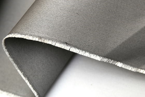 Grey Silicone Reinforced Fiberglass Fabric-Rauch-und -feuer-Vorhangstoffe