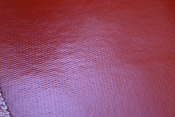 3.0mm texturierten feuerfester Fiberglas-Stoff-rote Silikon-Beschichtung
