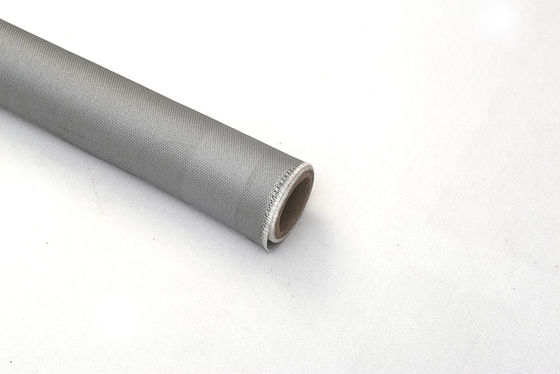Grey Polyurethane PU beschichtete Fiberglas-Stoff 0.9mm für schweißende Decke
