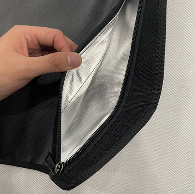 Doppelschicht-feuerfeste Datei-Taschen-wasserdichte Innenministerium-Reise-sichere Tasche mit Verschluss