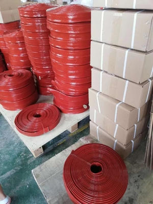 Silikonkautschuk-Fiberglas der hohen Temperatur, das für Kabel-Drähte Sleeving ist