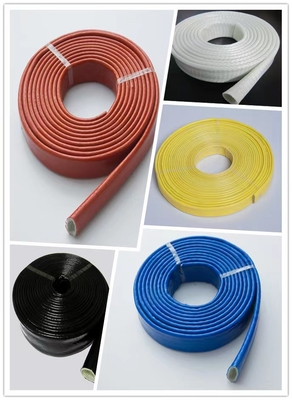 Flammhemmendes Silikonkautschuk-Fiberglas-Sleeving Wärmedämmung nicht schädlich