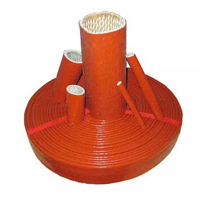 Stecker-Draht flocht Silikonkautschuk-Fiberglas-Sleeving Abdeckung