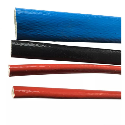 Feuerfestigkeits-Silikonkautschuk-Fiberglas-Sleeving Feuer-Ärmel