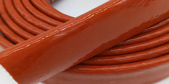 Feuerfestigkeits-Silikonkautschuk-Fiberglas-Sleeving Feuer-Ärmel