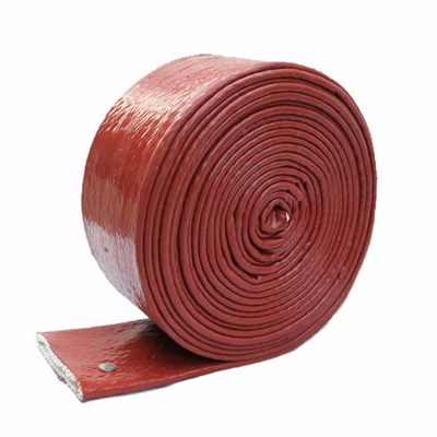 Silikonumhülltes Fiberglas-Hochtemperaturdraht-Ärmel-Auspuff-Isolierungs-Hitzeschild