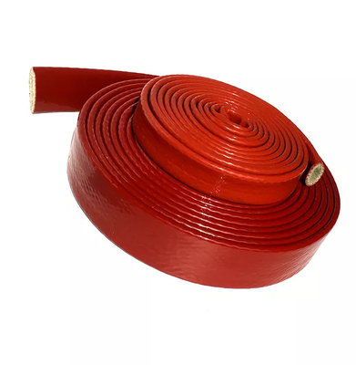 Feuerfestigkeits-hitzebeständiger Ärmel-Fiberglas-Silikonkautschuk-überzogener Feuer-Ärmel