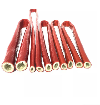 Feuerfestigkeits-hitzebeständiger Ärmel-Fiberglas-Silikonkautschuk-überzogener Feuer-Ärmel