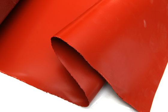 Silikonumhüllter Fiberglas-Stoff der hohen Temperatur für Feuer-Vorhang und flexibles Gelenk