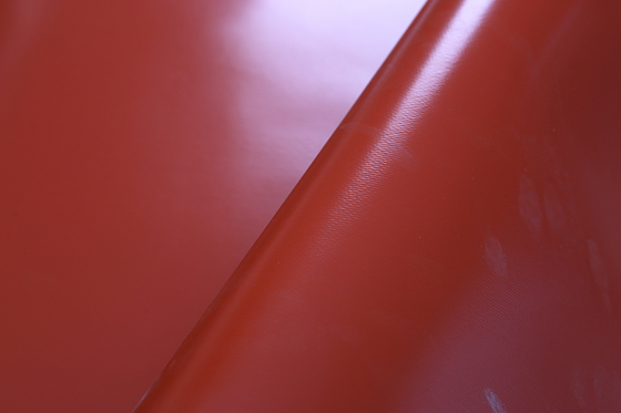 Silikonumhüllter Fiberglas-Stoff der hohen Temperatur für Feuer-Vorhang und flexibles Gelenk