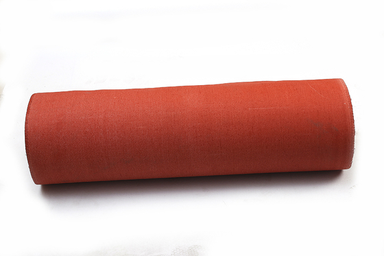 Roter silikonumhüllter Fiberglas-Stoff für Dehnfuge-feuerfeste Gewebe-Rolle