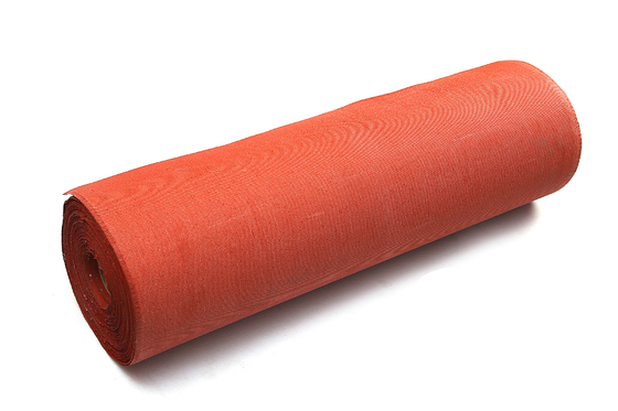 Roter silikonumhüllter Fiberglas-Stoff für Dehnfuge-feuerfeste Gewebe-Rolle