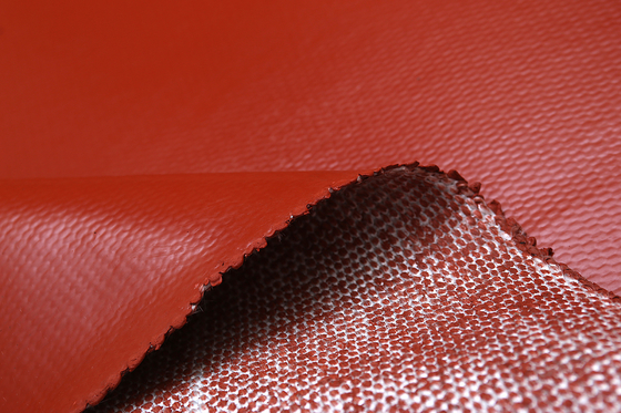 1.3mm feuerfestes silikonumhülltes Fiberglas-Gewebe für schweißende Decke