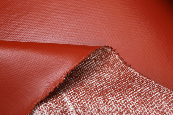 1.3mm feuerfestes silikonumhülltes Fiberglas-Gewebe für schweißende Decke